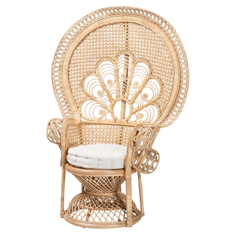 Rattan Throne Chair