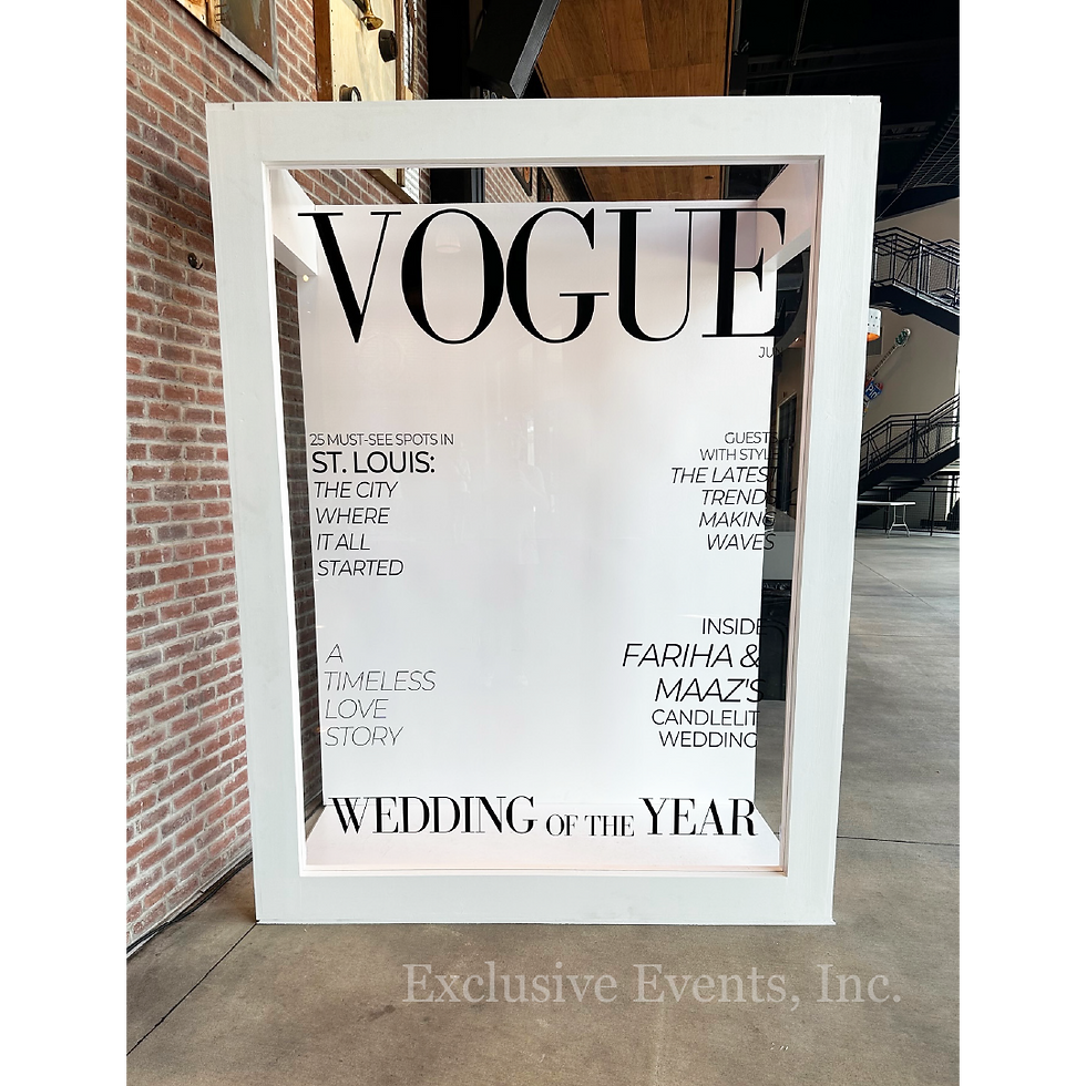 Vogue Magazine Photo Box