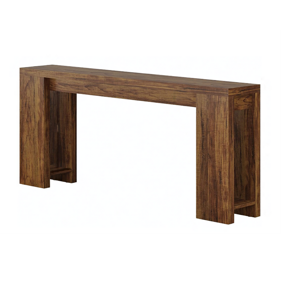 Modern Wood Console Table
