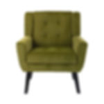 Green Velvet Tufted Accent Chair