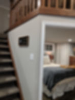 View Of Stairs And Bedroom
