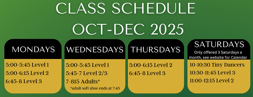 gaelic origins irish dance class schedule Oct-Dec 2025.png