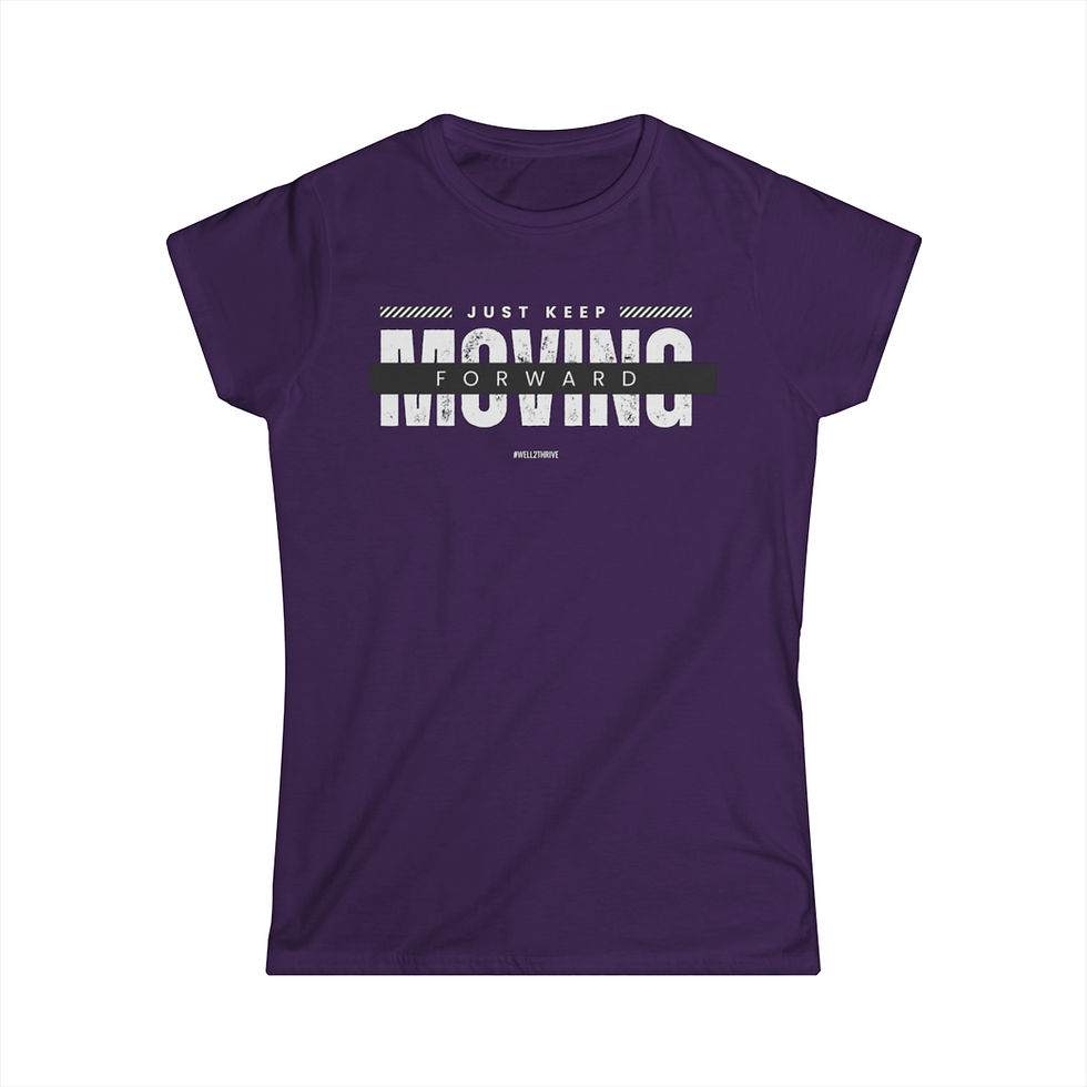 Thumbnail: Just Keep Moving Forward Women's Softstyle Tee ***Various Colors Available***