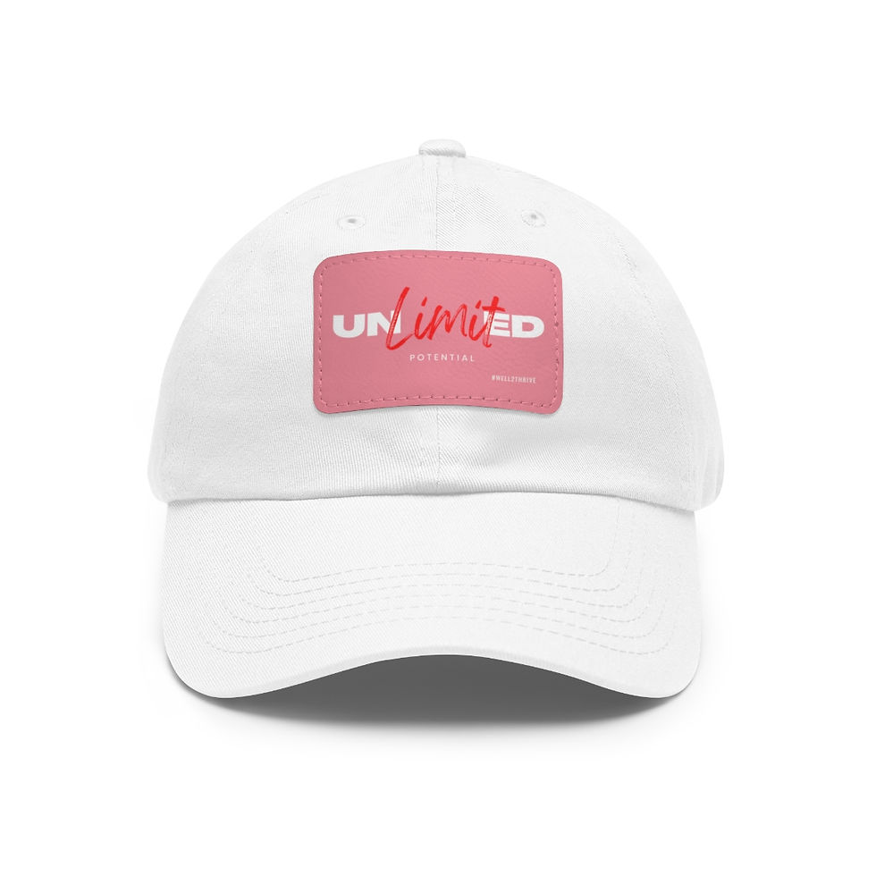 Thumbnail: Unlimited Potential Hat with Leather Patch (Rectangle) ***Various Colors***