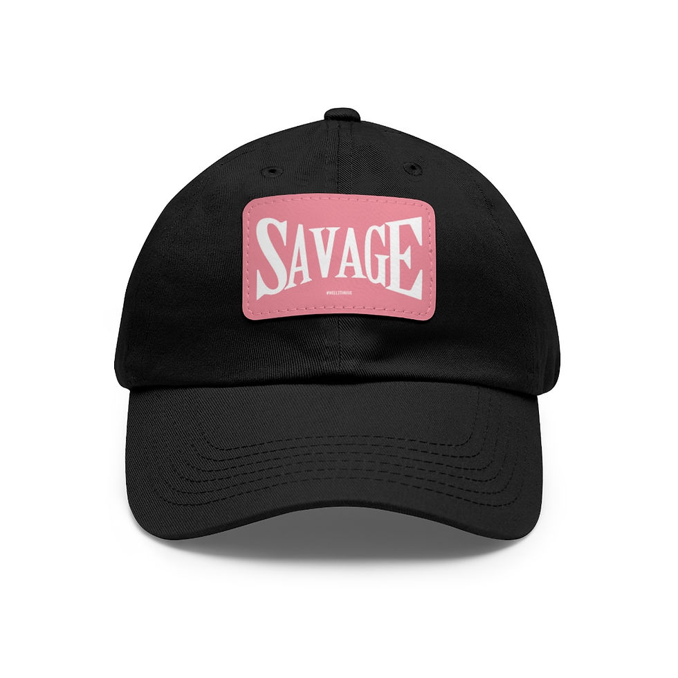 Thumbnail: Savage Hat with Leather Patch (Rectangle) ***Various Colors Available***