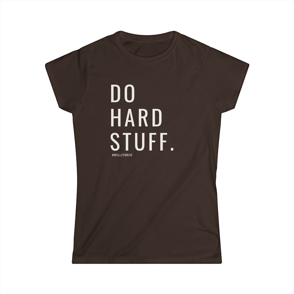 Thumbnail: Do Hard Stuff Women's Softstyle Tee ***Various Colors Available***