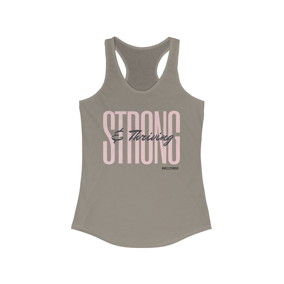 Thumbnail: Strong & Thriving Women's Ideal Racerback Tank ***Various Colors Available***