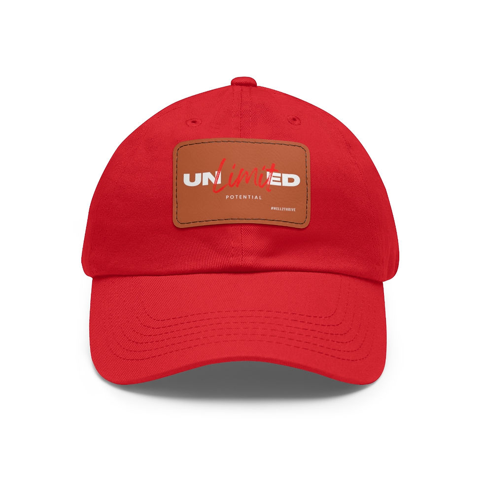 Thumbnail: Unlimited Potential Hat with Leather Patch (Rectangle) ***Various Colors***