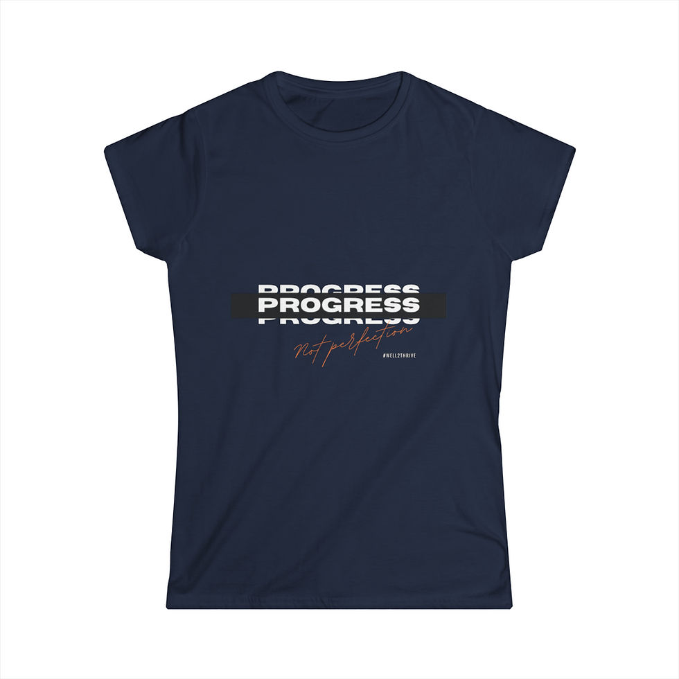 Thumbnail: Progress Not Perfection Women's Softstyle Tee ***Various Colors Available***