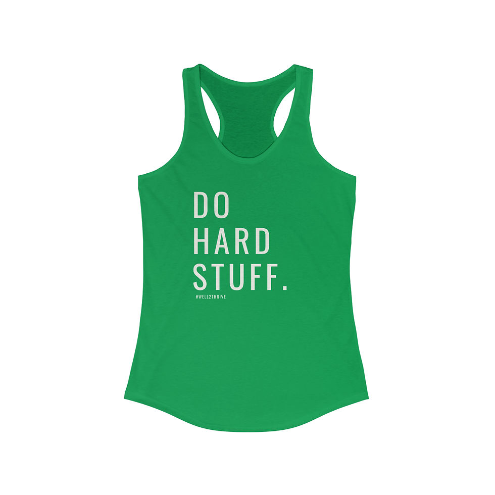 Thumbnail: Do Hard Stuff Women's Ideal Racerback Tank ***Various Colors Available***