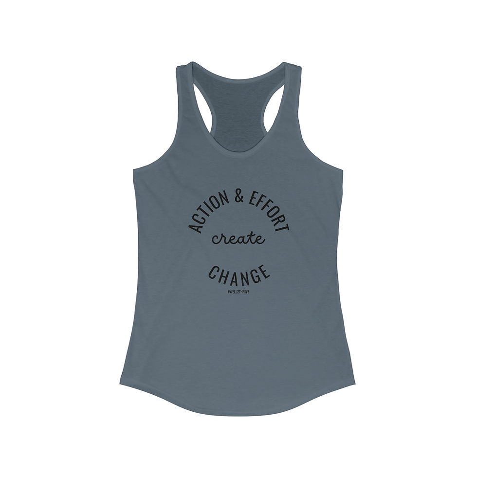 Thumbnail: Action & Effort Create Change Women's Ideal Racerback Tank ***Various Colors***