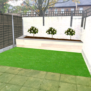 Artifical grass visualisation