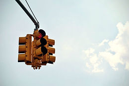 RED LIGHTS REMIND ME TO STOP IN LIFE TOO