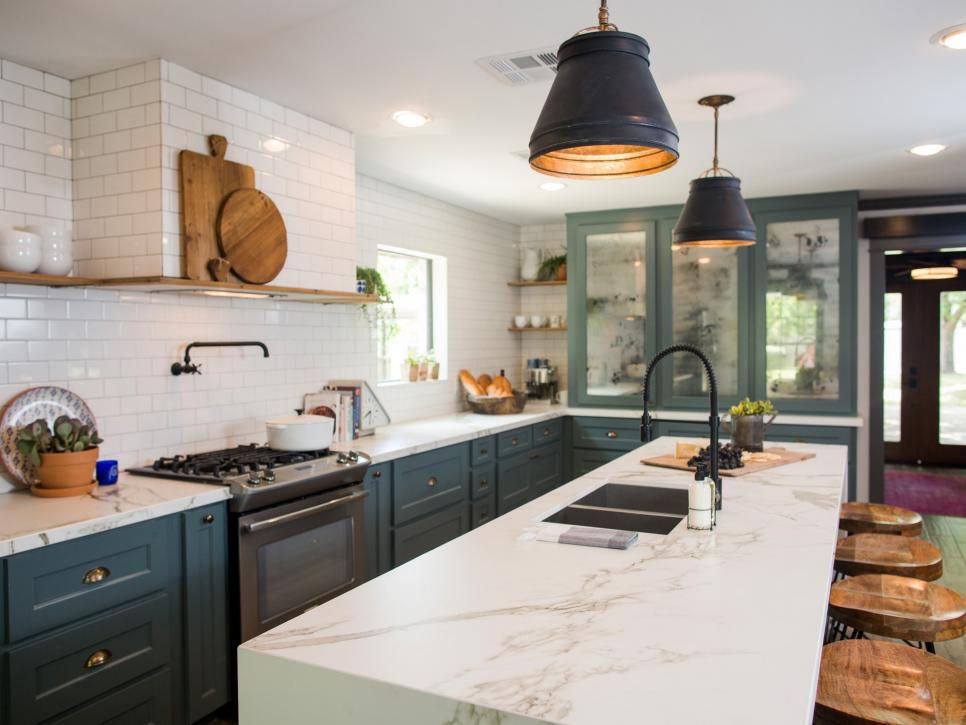 Get The Look HGTV's Fixer Upper Old World Kitchen in Kraftmaid