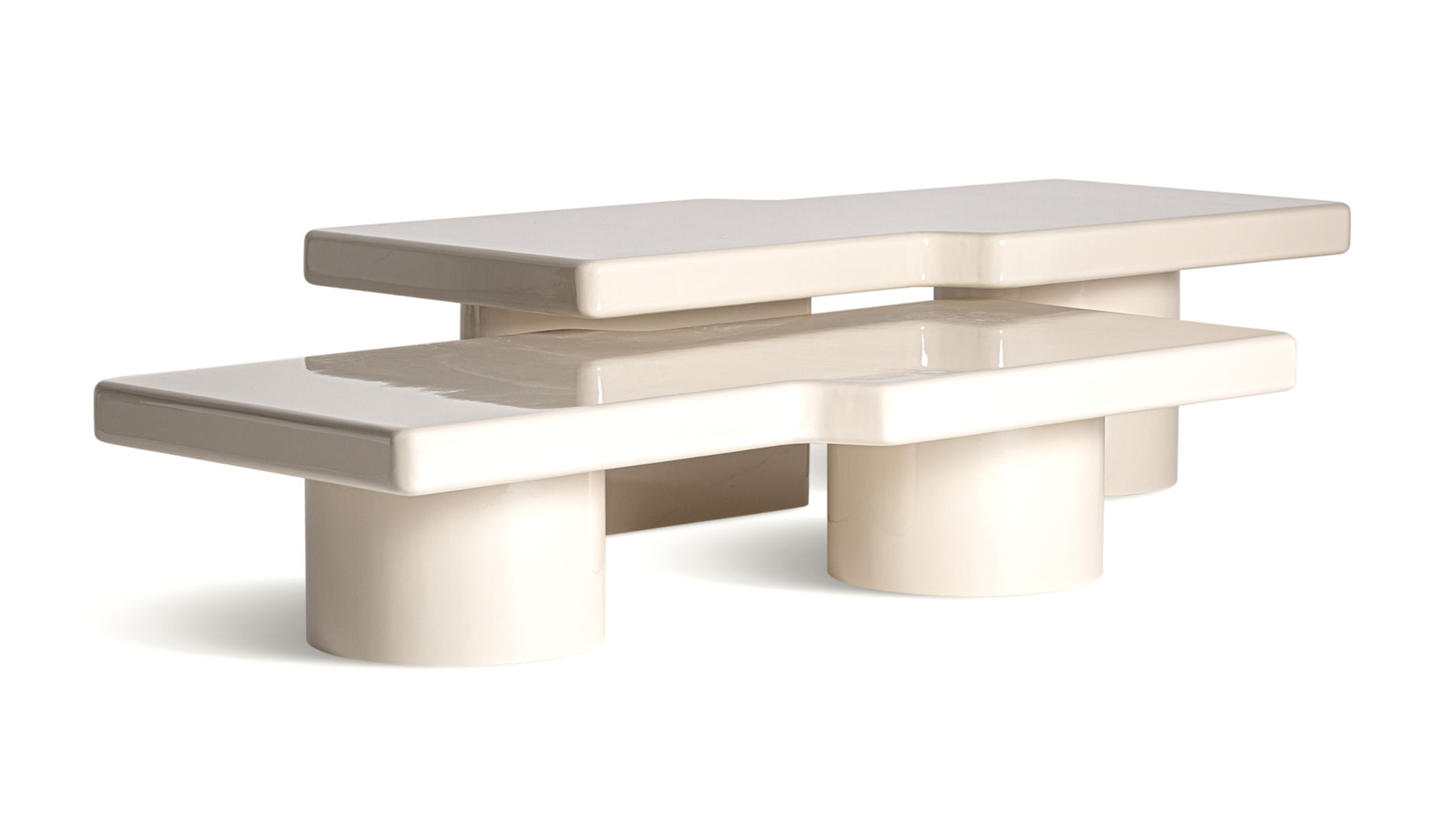 Conjunto De 2 Mesas De Centro Novara