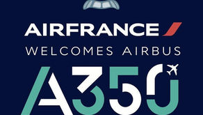 Air France # Inaugural A350 flight to Bamako & Abidjan.