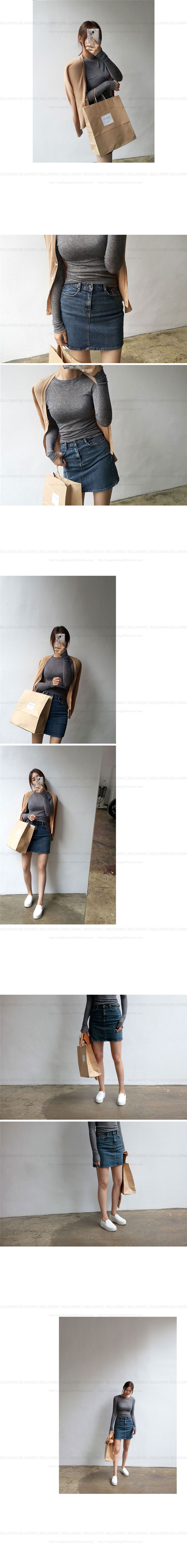 Thumbnail: High Quality Plain T Shirt Women  Elastic Basic T-shirts Female Casual Tops Long