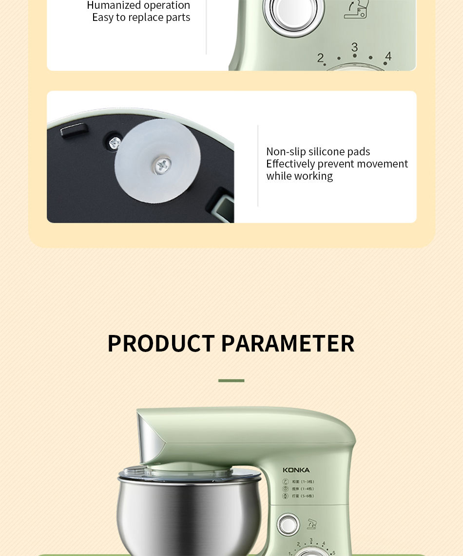 Thumbnail: New 2025 Kangjia Chef Machine Home Multifunctional and Noodle Kneading Machine F