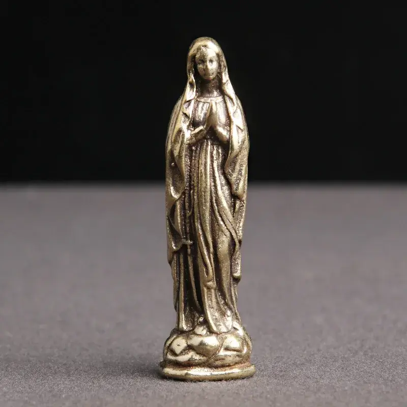 Pure Copper Vintage Blessed Virgin Mary