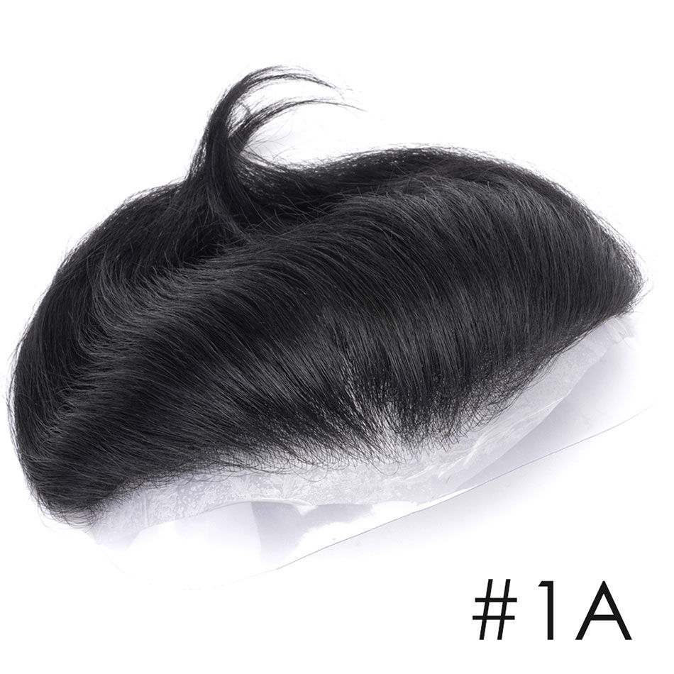 Thumbnail: 100% Human Hair Frontal Male Wig