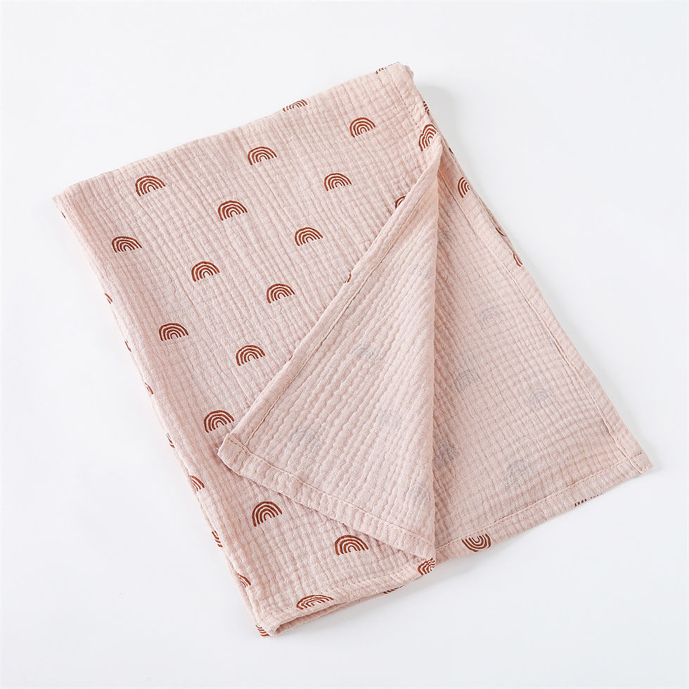 Thumbnail: 80X65cm Muslin Squares Baby Swaddle Blanket