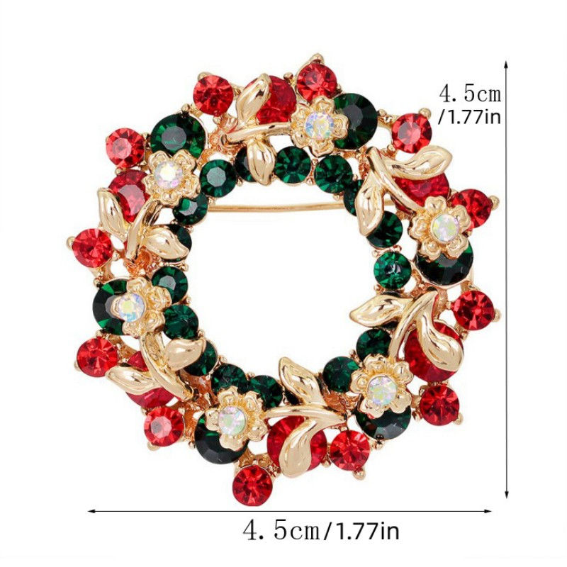 Thumbnail: Xmas Enamel Christmas Brooch