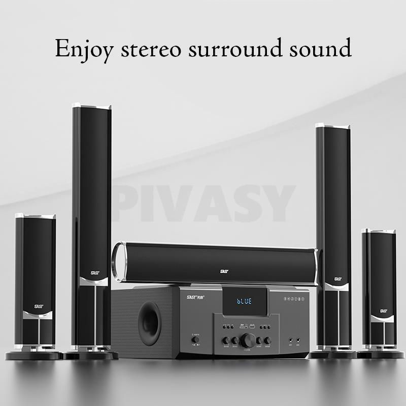Thumbnail: 8 Inch 4Ω High Power TV Living Room KTV Bluetooth 4.0 Speaker Stereo Sound Subw
