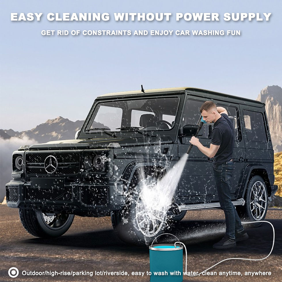 Thumbnail: Portable Electric High Pressure Washer Cordless Efficient Car Garden Cleaning Sp