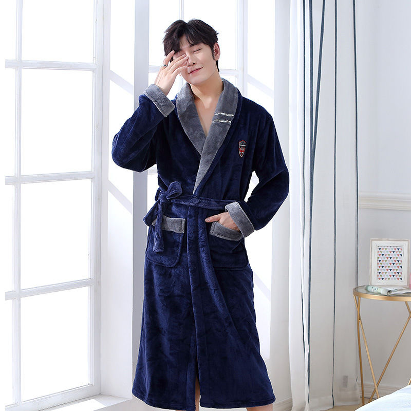Thumbnail: Men's Robe Bathrobe 