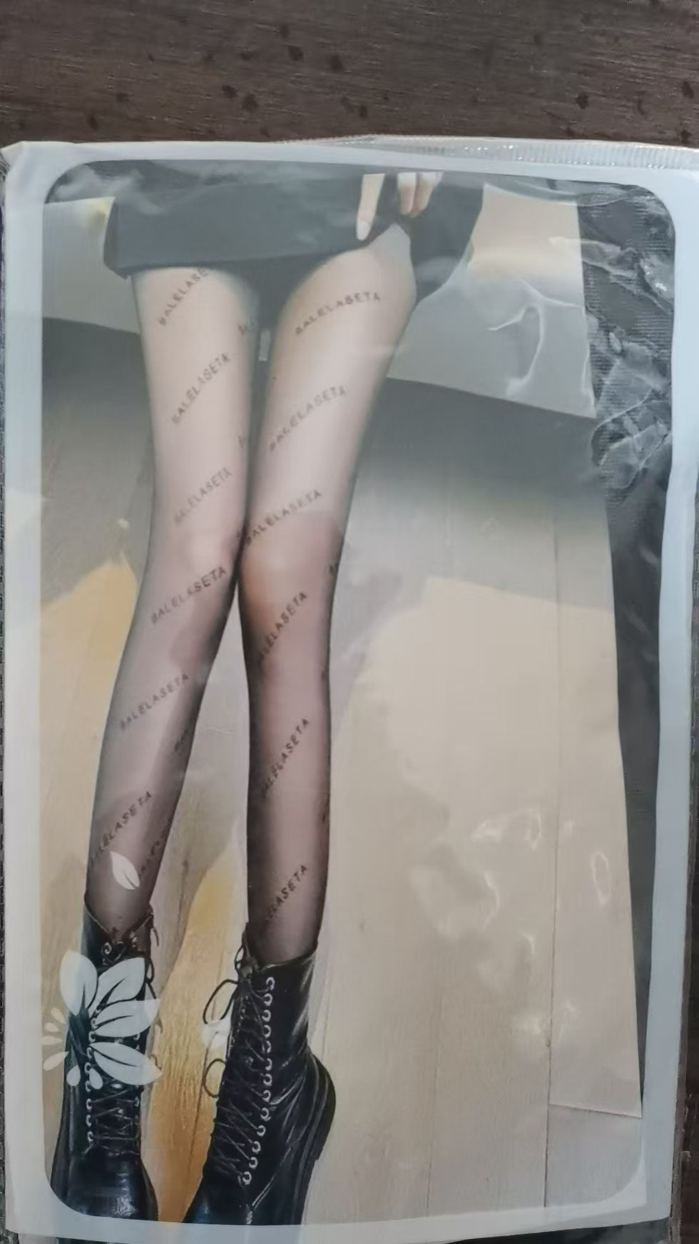 Thumbnail: Christmas Limited Edition B Letter Sexy Stockings Paris Style Sexy Black Stockin