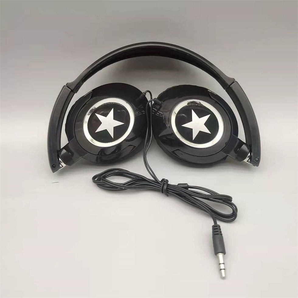 Thumbnail: Sound Wired Headphones Over Ear Headset Bass HiFi Sound Music Stereo Earphones F