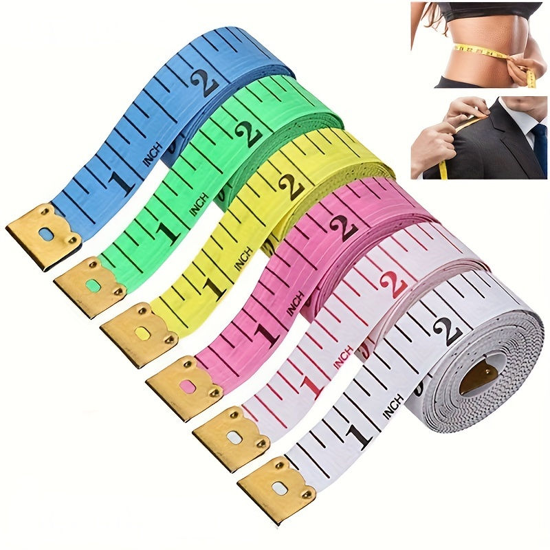 1/3/6pcs Soft Tape Measure, Body Measuring Ruler Sewing Tailor Tape Measure Cent