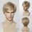 Thumbnail: ALAN EATON Dark Brown Short Wig for Men