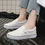 Thumbnail: Solid canvas man shoes breathable canvas sneaker men and women casual slip on es