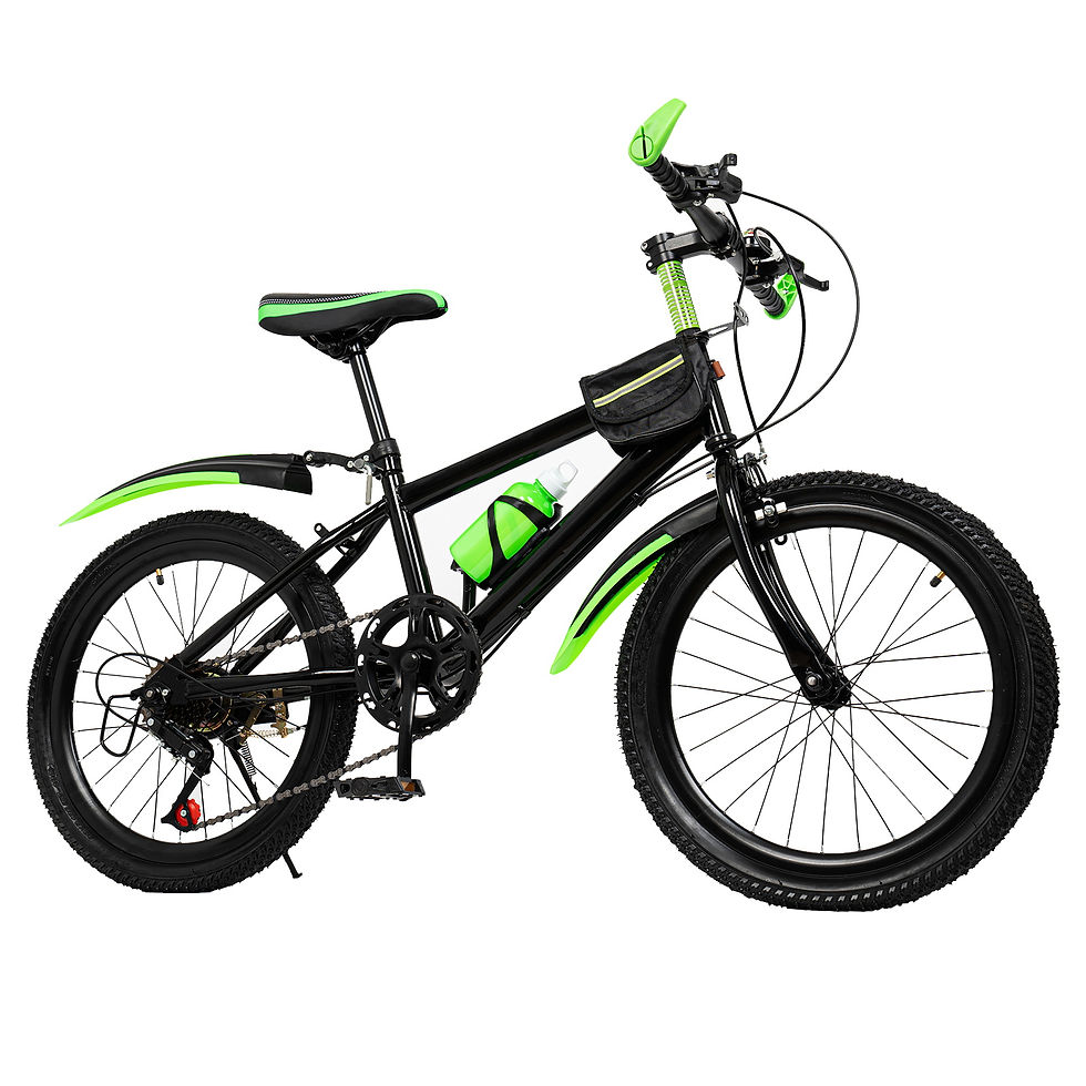 Thumbnail: 20 Inch Mountain Bike 7 Speed Gears, Adjustable Seat Kids' Bike with Mudguards K