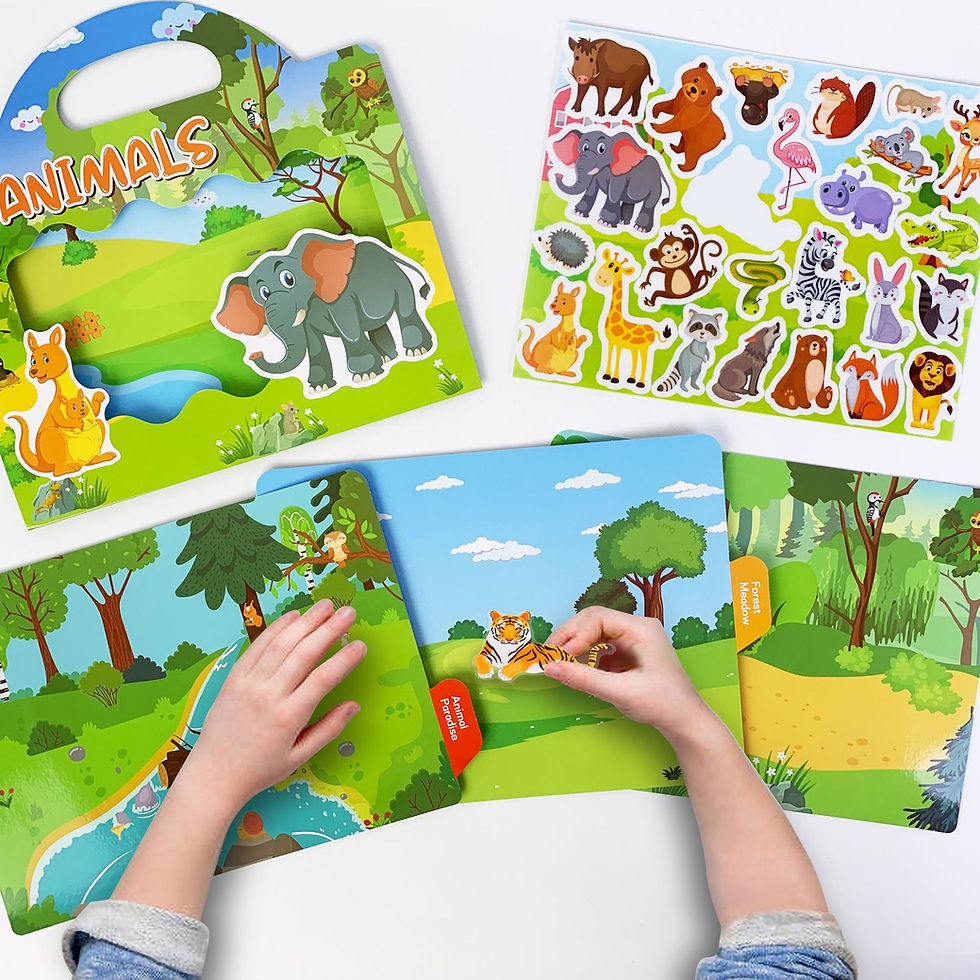 Thumbnail: DIY Puzzle Sticker Games Books