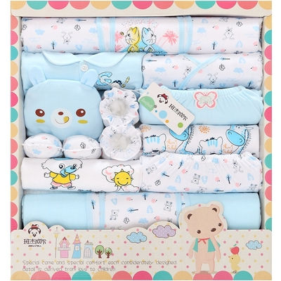 Thumbnail: 18Pcs/lots Newborn Baby Clothes Set 100% Soft Cotton Spring Newborn Set Infant G