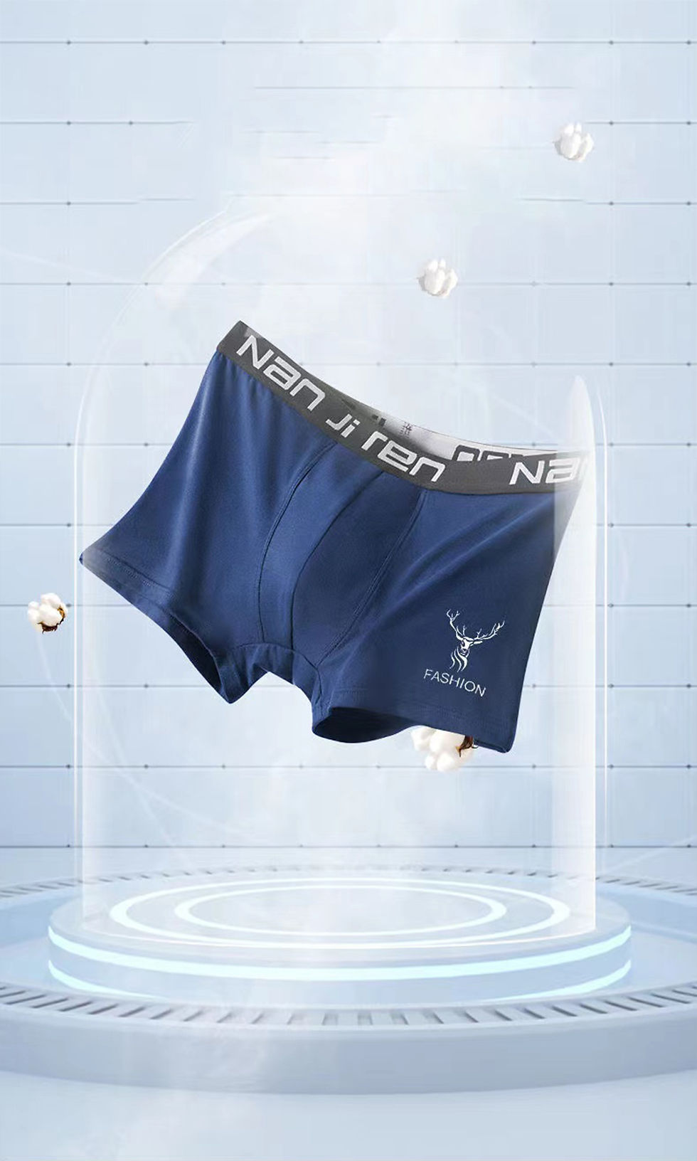 Thumbnail: Boxershorts Men Boxers Male Underwear Man Panties Cotton Soft Short Boxer Mens B