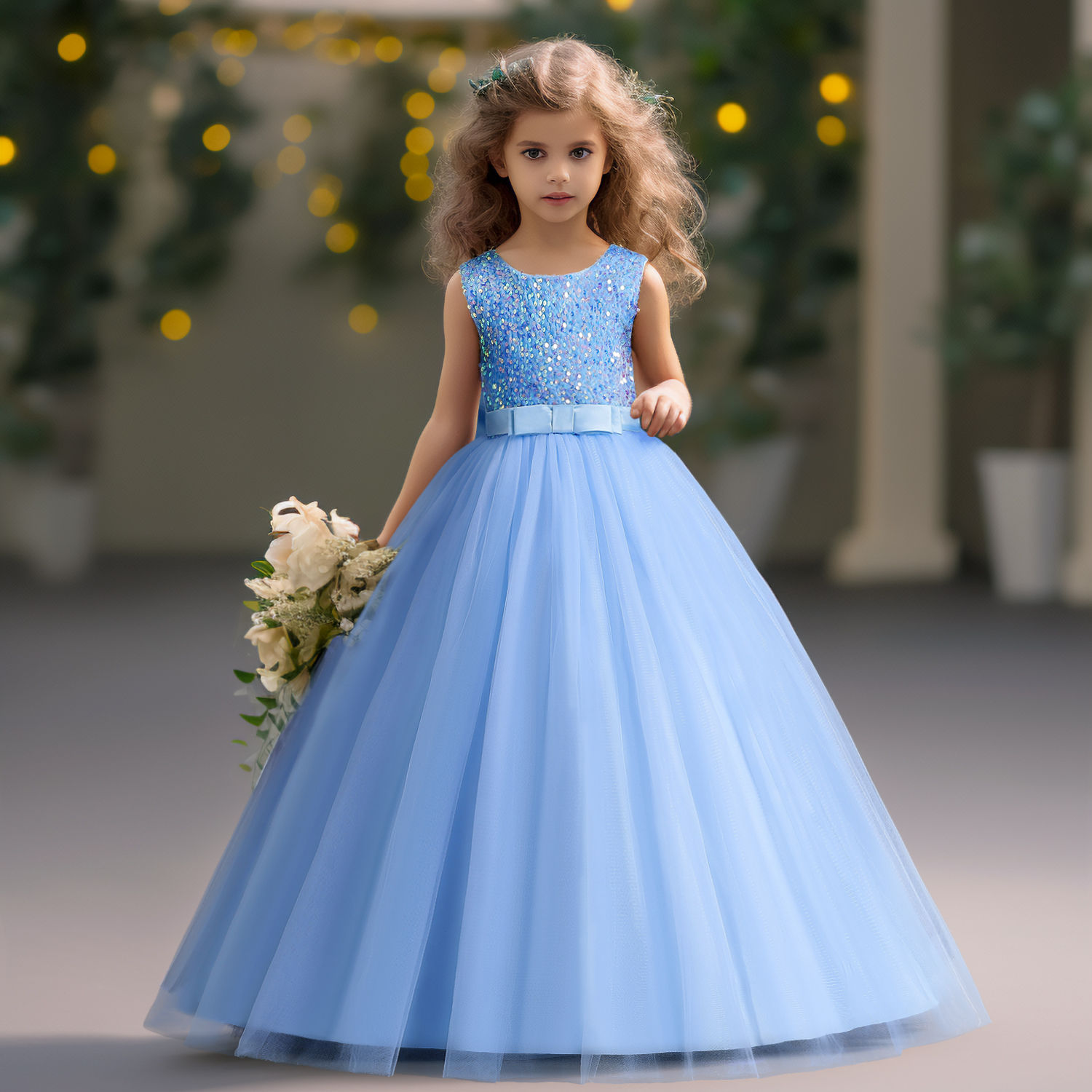 Teen Girls Bridesmaid Dresses for Wedding 12 to 14Yrs Formal Evening Prom Long G