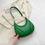 Thumbnail: Retro Solid Color Shoulder Bag PU Leather