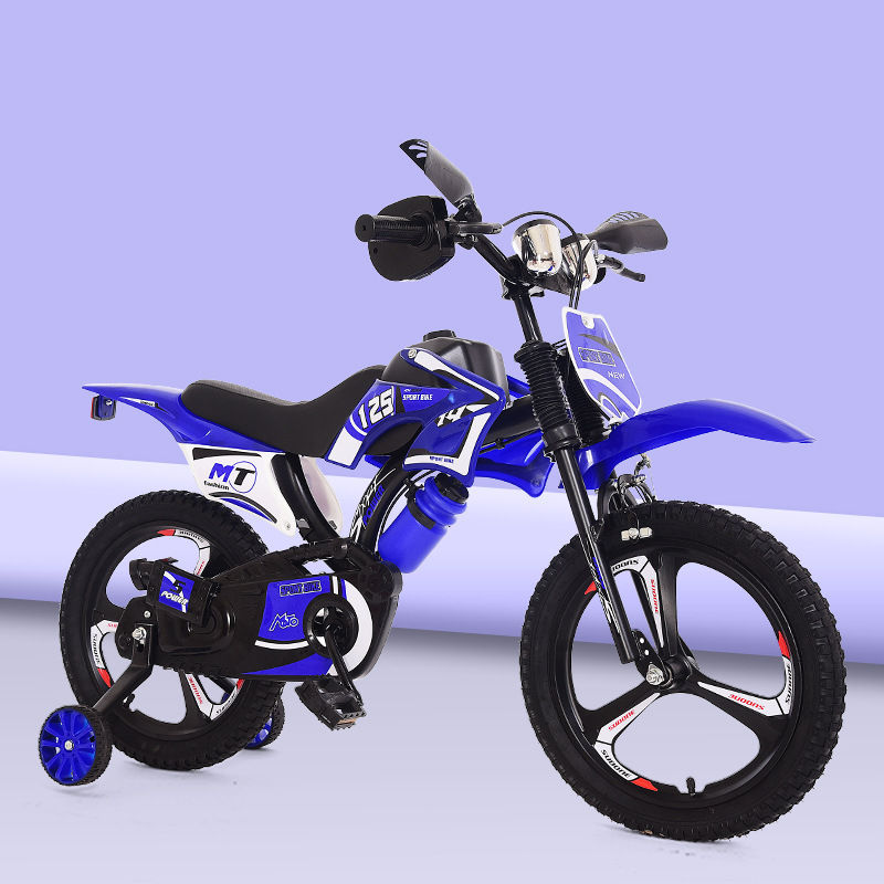 Thumbnail: Children's Simulation Motorcycle Bicycle 12 Inch 14 Inch 16 Inch Children's Bicy