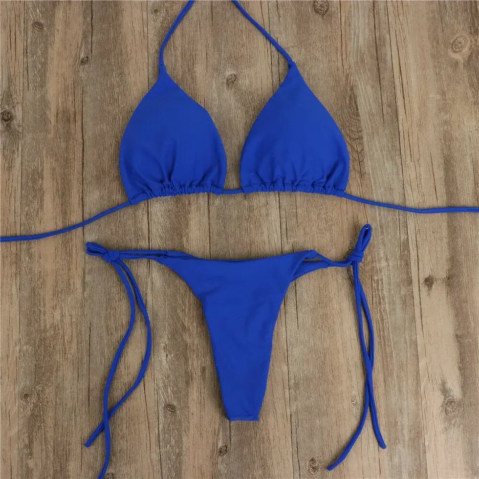 Thumbnail: Women Thong Bikini Set