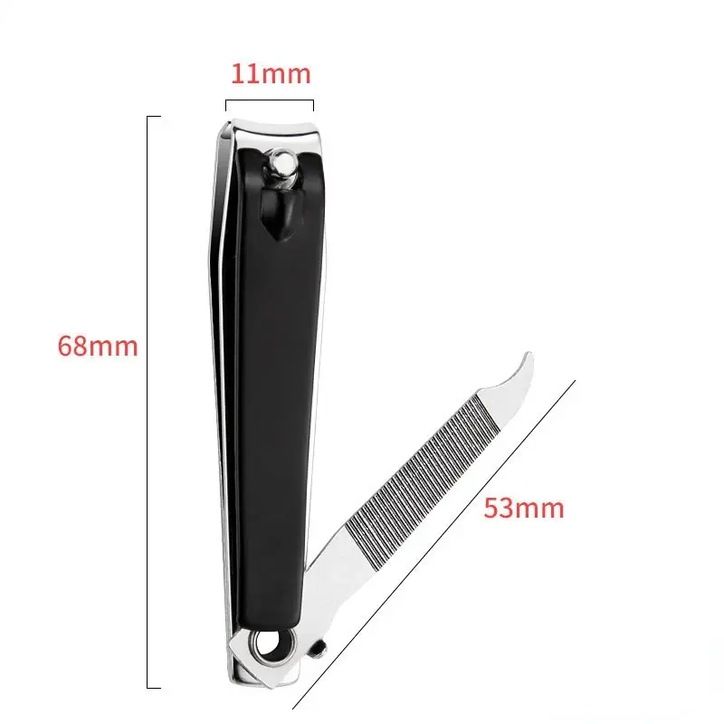 Thumbnail: Stainless Steel Nail Scissors Nail Art Clippers for Manicure Files Cutter Nipper
