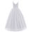 Thumbnail: Girl Long White Bridesmaid Dresses For Wedding Prom Gown Big Bow Girls Party Dre