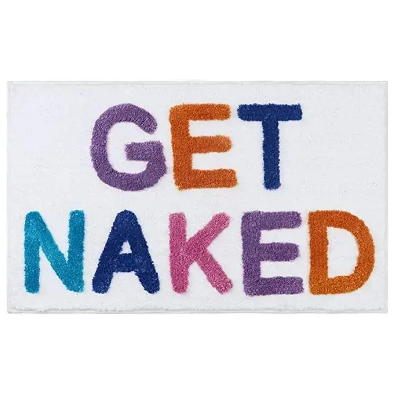 Thumbnail: Get Naked Bath Mat Bathroom Rugs for Bathtub Mat Cute Bath Rugs for Apartment De
