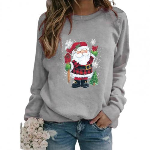 Thumbnail: Christmas Long Sleeve Pullover Sweatshirt