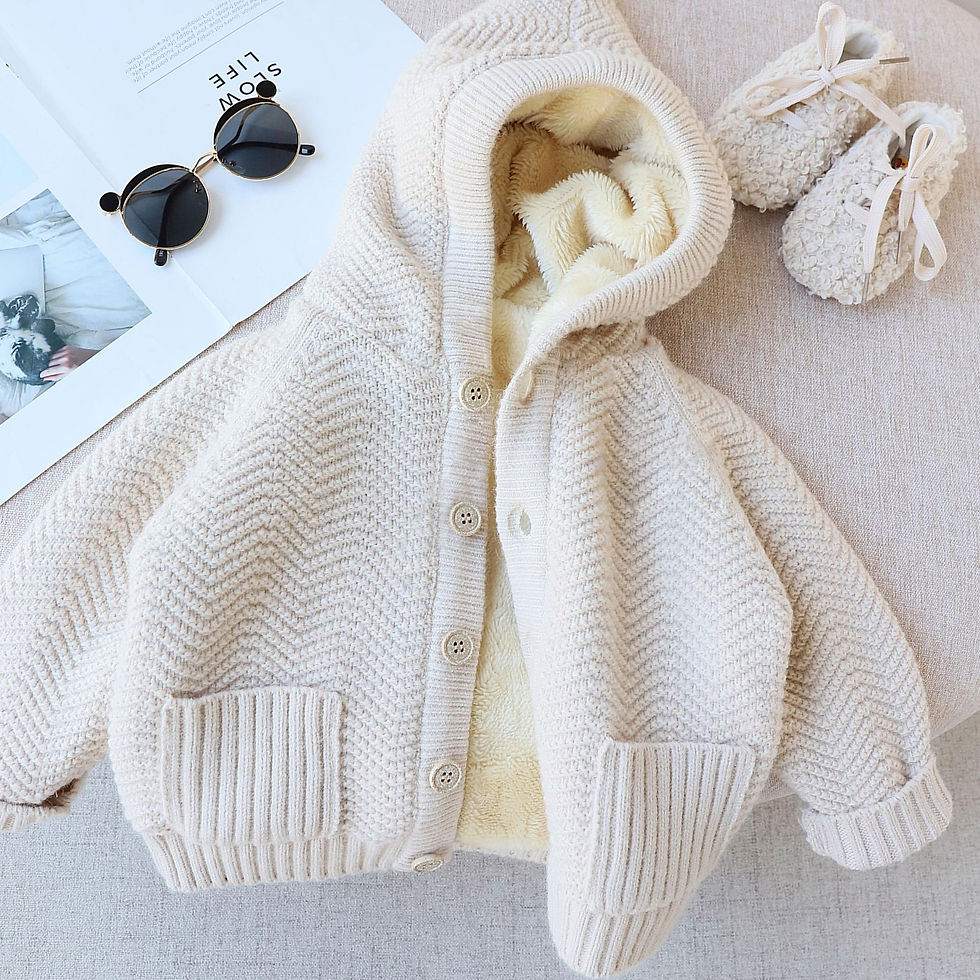 Thumbnail: 2022 new autumn and winter clothes girls thickened hooded plus fleece sweater co