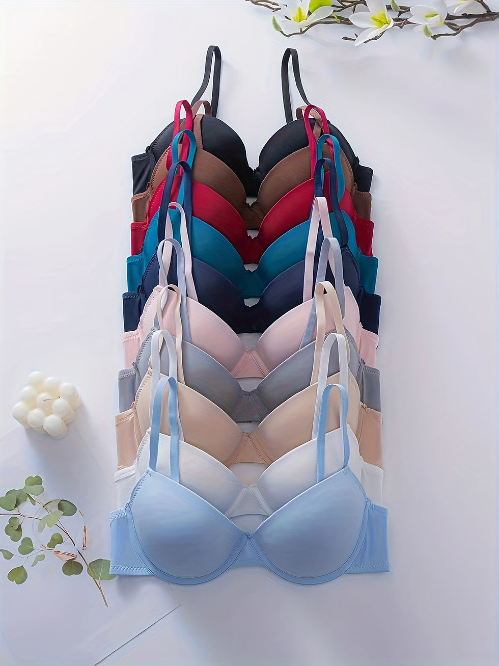 Thumbnail: Sexy Strapless Push Up Bra, High Support Underwire Bra with Non-Removable Paddin