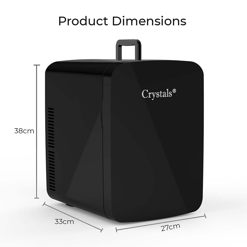 Thumbnail: 15L Litre Mini Fridge, Table Top Small Fridge Cooler & Warmer for Car Bedrooms D