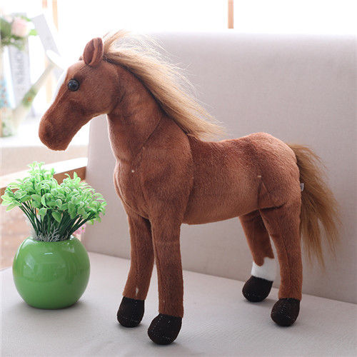 Thumbnail: 30cm Simulation Horse Plush Toys